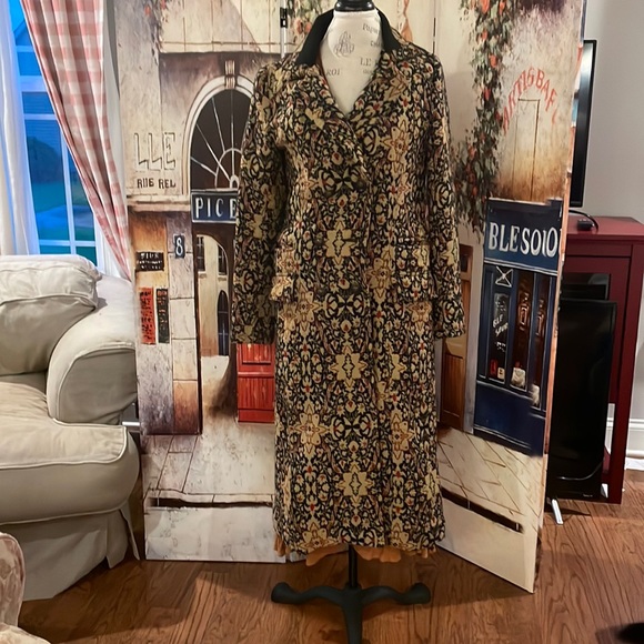 Free People Jackets & Blazers - Free People Tapestry Long Coat, Multi, Size 6